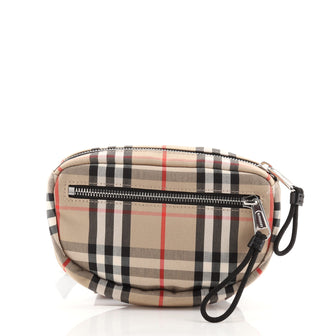 Burberry Cannon Bum Bag Vintage Check Canvas Small