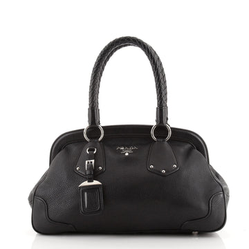 Prada Frame Doctor Bag Vitello Daino Large