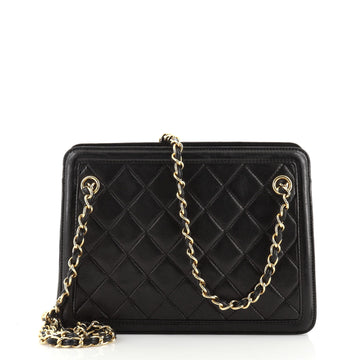 Chanel Vintage Tassel Shoulder Bag Quilted Leather Small