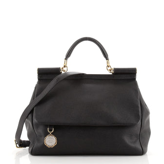 Dolce & Gabbana Soft Miss Sicily Bag Leather Medium