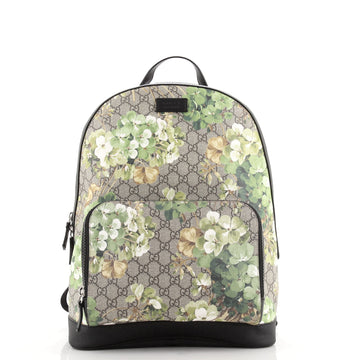 Gucci Zip Pocket Backpack Blooms Print GG Coated Canvas Medium
