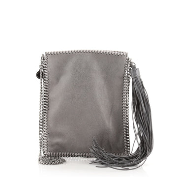 Stella McCartney Falabella Tassel Flat Crossbody Bag Shaggy Deer