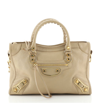 Balenciaga City Classic Metallic Edge Bag Leather Small