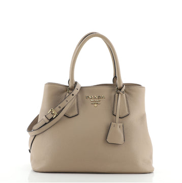 Prada Convertible Compartment Tote Vitello Daino Medium