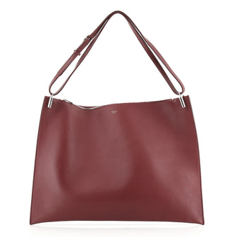Celine Fortune Cookie Convertible Shoulder Bag Leather
