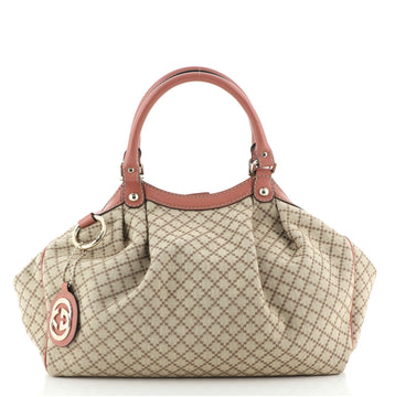 Gucci Sukey Tote Diamante Canvas Medium
