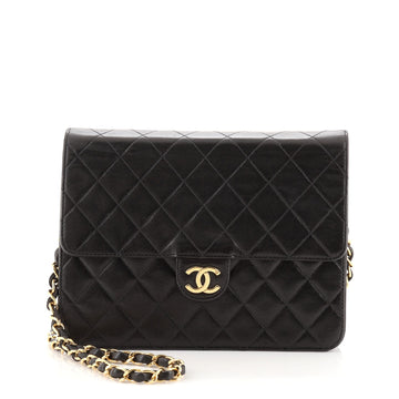 Chanel Vintage Clutch with Chain Quilted Leather Small