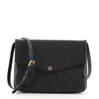 Louis Vuitton Twice Handbag Monogram Empreinte Leather