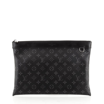 Louis Vuitton Discovery Pochette Monogram Eclipse Canvas GM