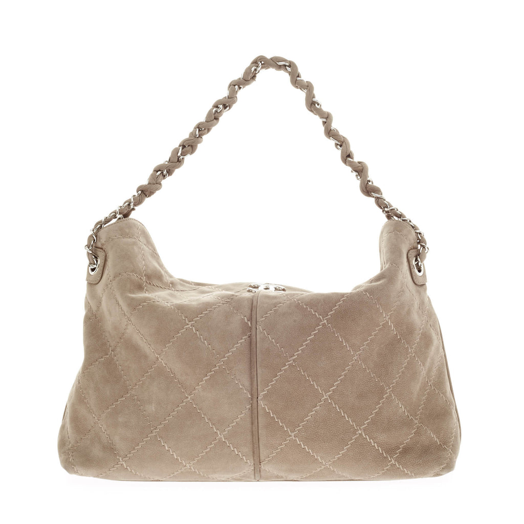 Chanel Ultimate Stitch Handbag Suede Hobo 722 - Main Image