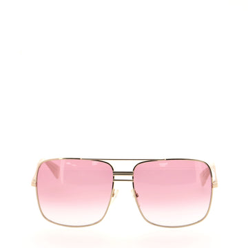 Celine Square Aviator Sunglasses Metal