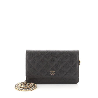 Chanel Wallet on Chain Quilted Caviar