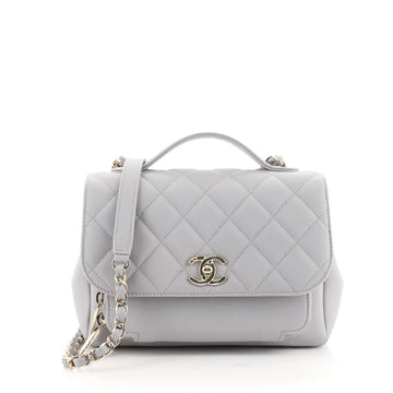 Chanel Business Affinity Flap Bag Quilted Caviar Small
