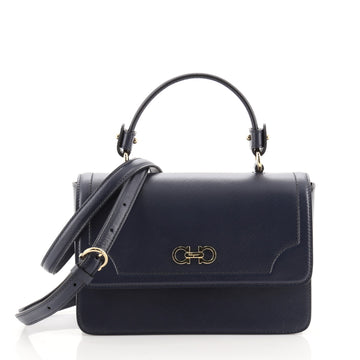 Salvatore Ferragamo Seila Top Handle Bag Leather Small