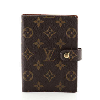 Louis Vuitton Ring Agenda Cover Monogram Canvas PM