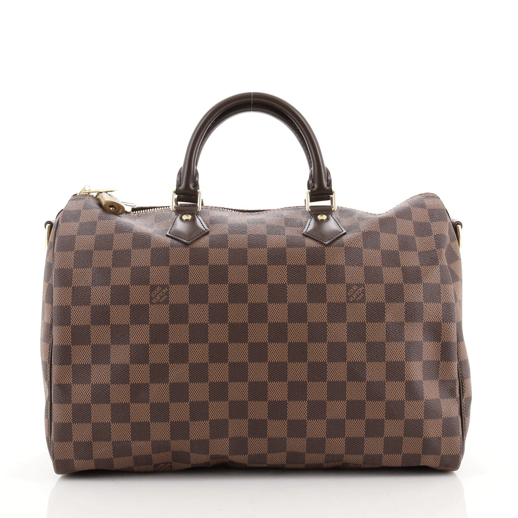 Louis Vuitton Speedy Speedy bandouli√ Re 35, Brown, One Size