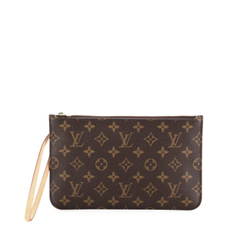 Louis Vuitton Neverfull Pochette Monogram Canvas Large