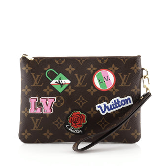 Louis Vuitton City Pouch Limited Edition Patches Monogram Canvas