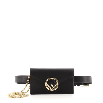 Fendi Logo Convertible Belt Bag Leather