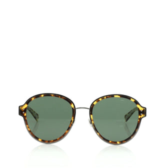 Christian Dior Celestial Round Sunglasses Tortoise Acetate and Metal