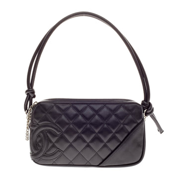 Chanel Cambon Pochette Quilted Calfskin