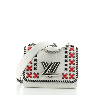 Louis Vuitton Twist Handbag Whipstitch Epi Leather PM