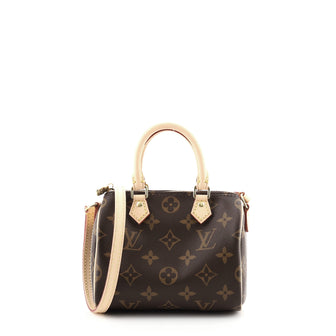 Louis Vuitton Speedy Bandouliere Bag Monogram Canvas Nano