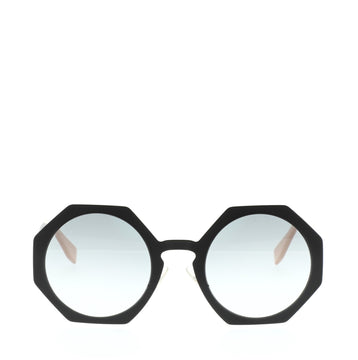 Fendi Octagon Sunglasses Metal