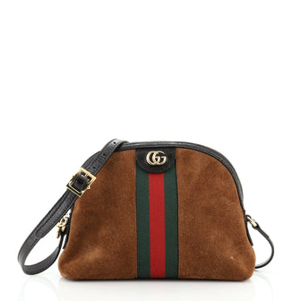 Gucci Ophidia Dome Shoulder Bag Suede Small