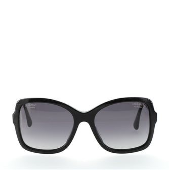 Chanel Square Sunglasses Acetate with Metal