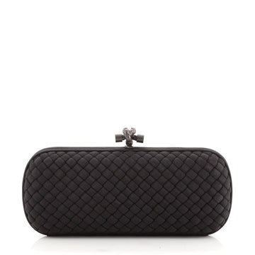 Bottega Veneta Box Knot Clutch Intrecciato Satin Long