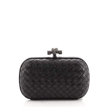 Bottega Veneta Knot Clutch Embroidered Intrecciato Nappa Small
