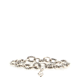 David Yurman Chain Link Bracelet Sterling Silver Medium