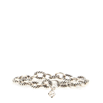 David Yurman Chain Link Bracelet Sterling Silver Medium