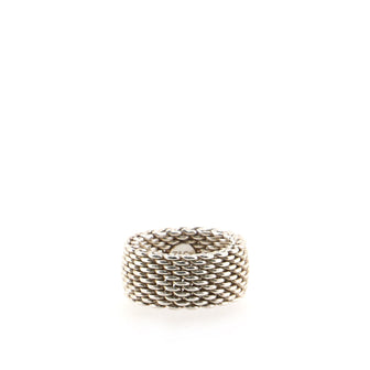 Tiffany & Co. Somerset Ring Sterling Silver Wide