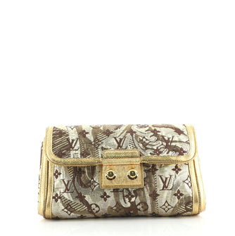 Louis Vuitton Thalie Clutch Brocade Monogram