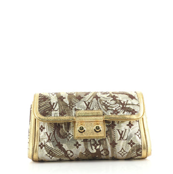 Louis Vuitton Thalie Clutch Brocade Monogram