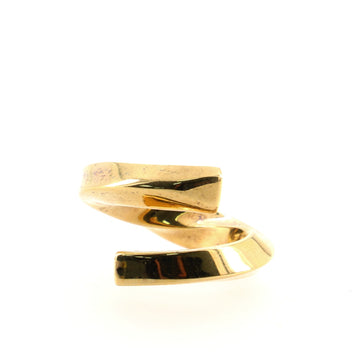 Bottega Veneta Twisted Spiral Ring Metal