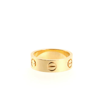 Cartier Love Band Ring 18K Yellow Gold