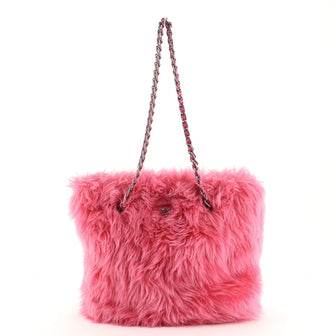 Prada Eco Pelliccia Tote Faux Fur Medium