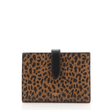 Celine Multifunction Strap Wallet Printed Leather Medium
