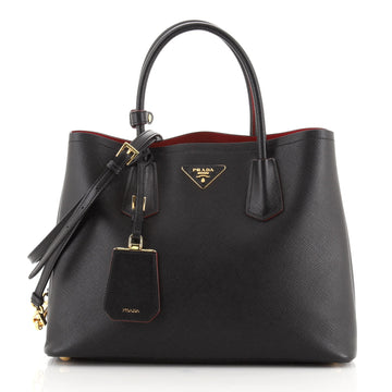 Prada Cuir Double Tote Saffiano Leather Medium