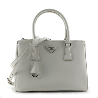 Prada Galleria Double Zip Tote Saffiano Leather Medium