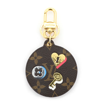 Louis Vuitton Round Keychain Limited Edition Love Lock Monogram Canvas