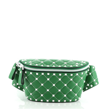Valentino Free Rockstud Spike Belt Bag Quilted Leather