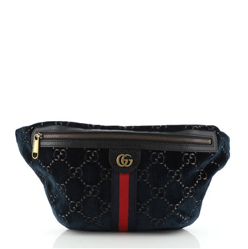 Gucci Ophidia Zip Belt Bag GG Velvet