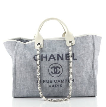 Chanel Deauville Tote Raffia Medium