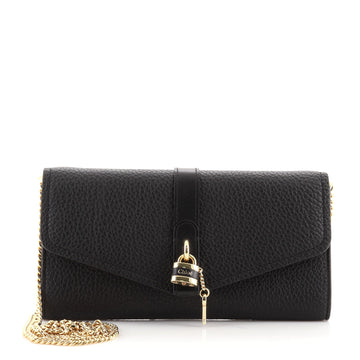 Chloe Aby Chain Wallet Leather