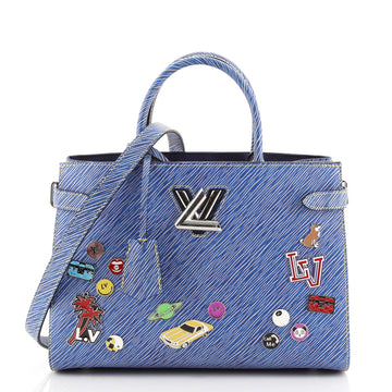Louis Vuitton Twist Tote Limited Edition Pins Embellished Epi Leather