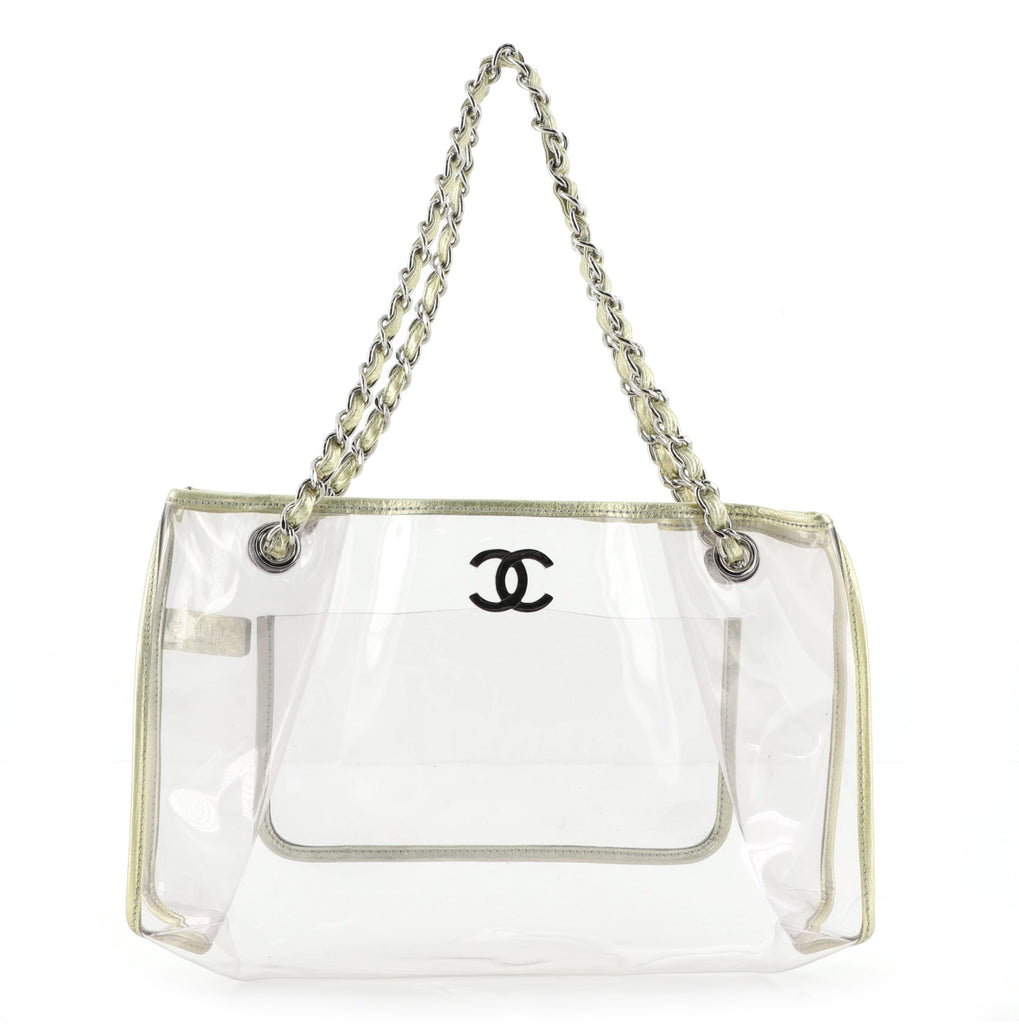 Chanel Naked Tote Bag PVC Large Clear 206588151